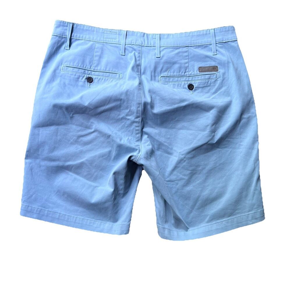 Adriano Goldschmeid The Wanderer Slim Trouser Shorts Light Blue Men's Size 36R - Picture 6 of 14